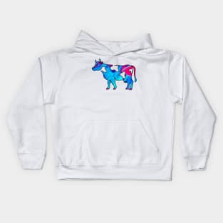 space cow Kids Hoodie